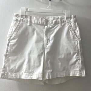 A New Day White Bermuda Style Shorts Size 4